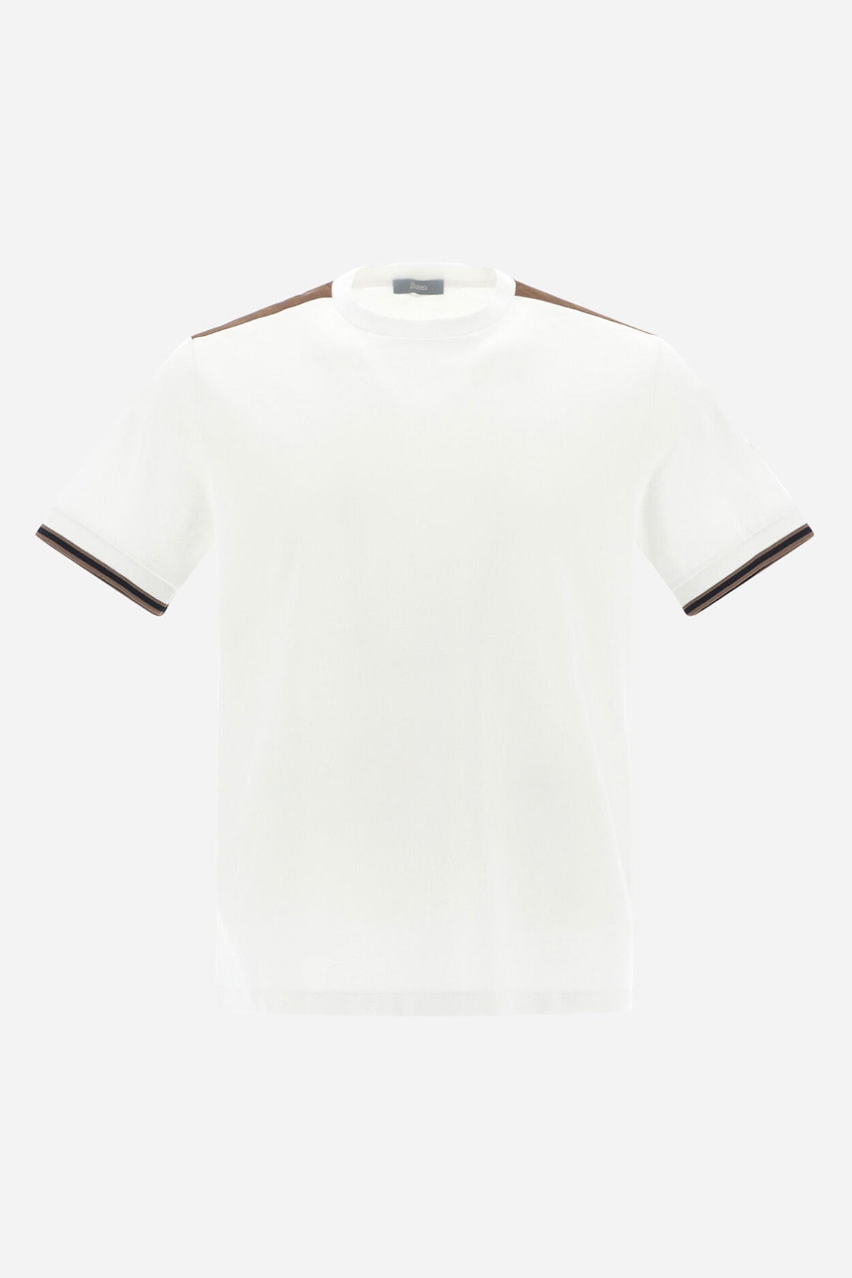 Herno Yuvarlak Yaka Logolu T-shirt-Libas Trendy Fashion Store