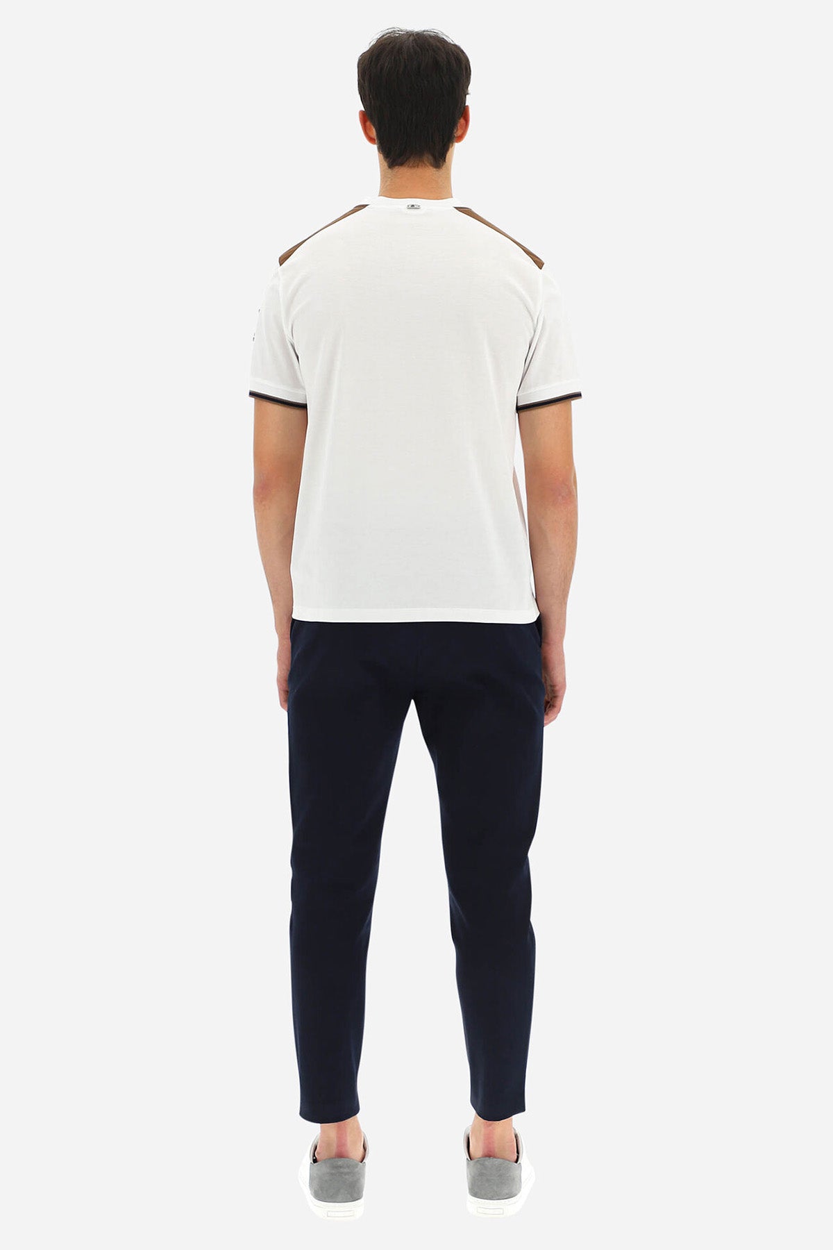 Herno Yuvarlak Yaka Logolu T-shirt-Libas Trendy Fashion Store