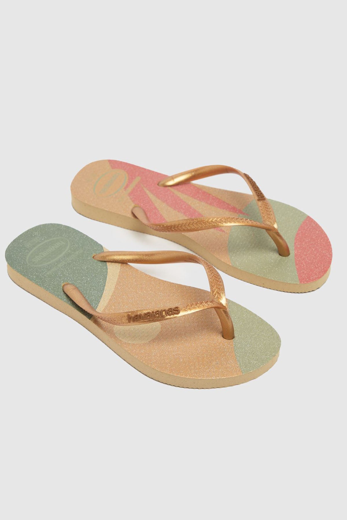 Havaianas Slim Palette Glow Golden Parmak Arası Terlik-Libas Trendy Fashion Store