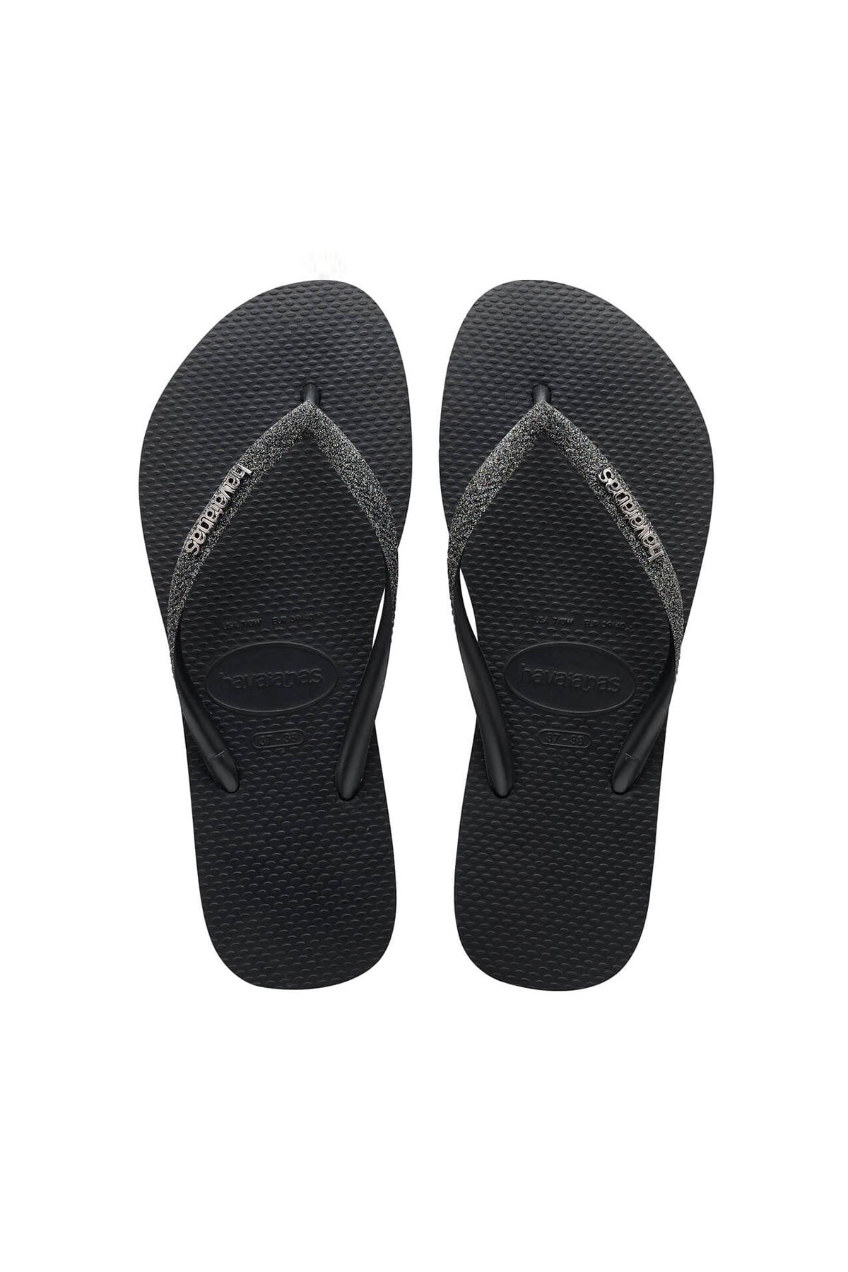 Havaianas Slim Glitter Black Parmak Arası Terlik-Libas Trendy Fashion Store