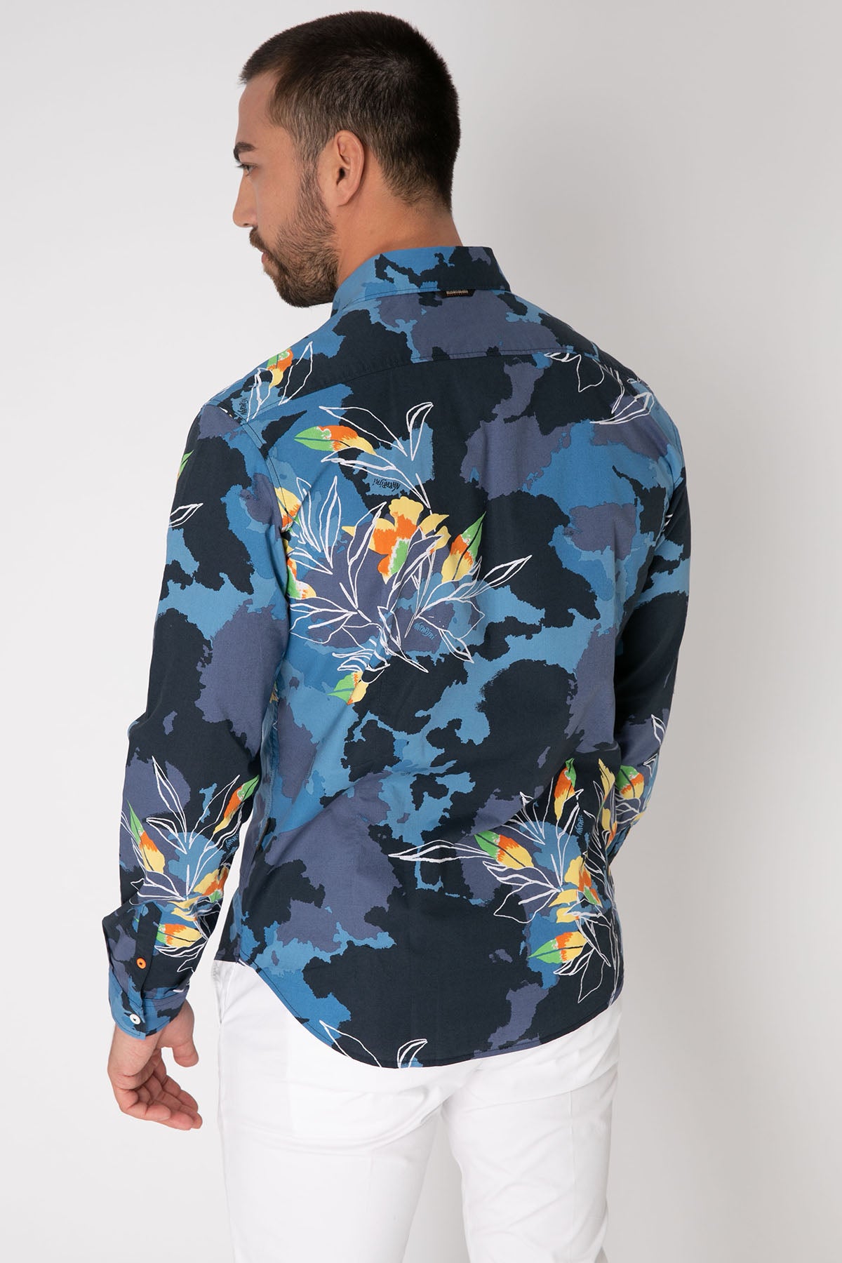 Napapijri Slim Fit Desenli Gömlek-Libas Trendy Fashion Store