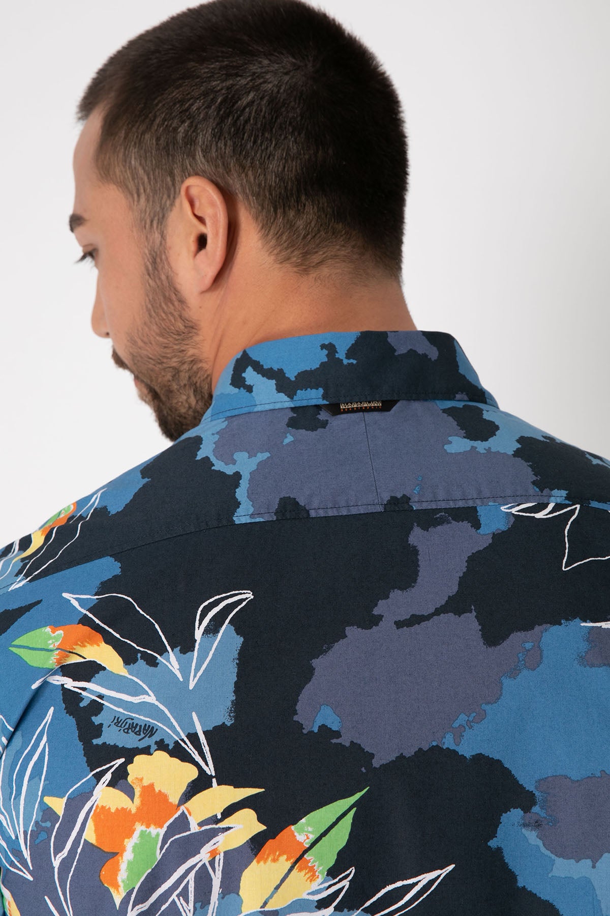 Napapijri Slim Fit Desenli Gömlek-Libas Trendy Fashion Store