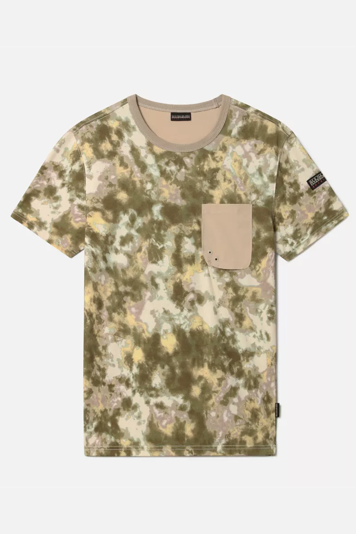 Napapijri Cep Detaylı Batik Desenli T-shirt-Libas Trendy Fashion Store