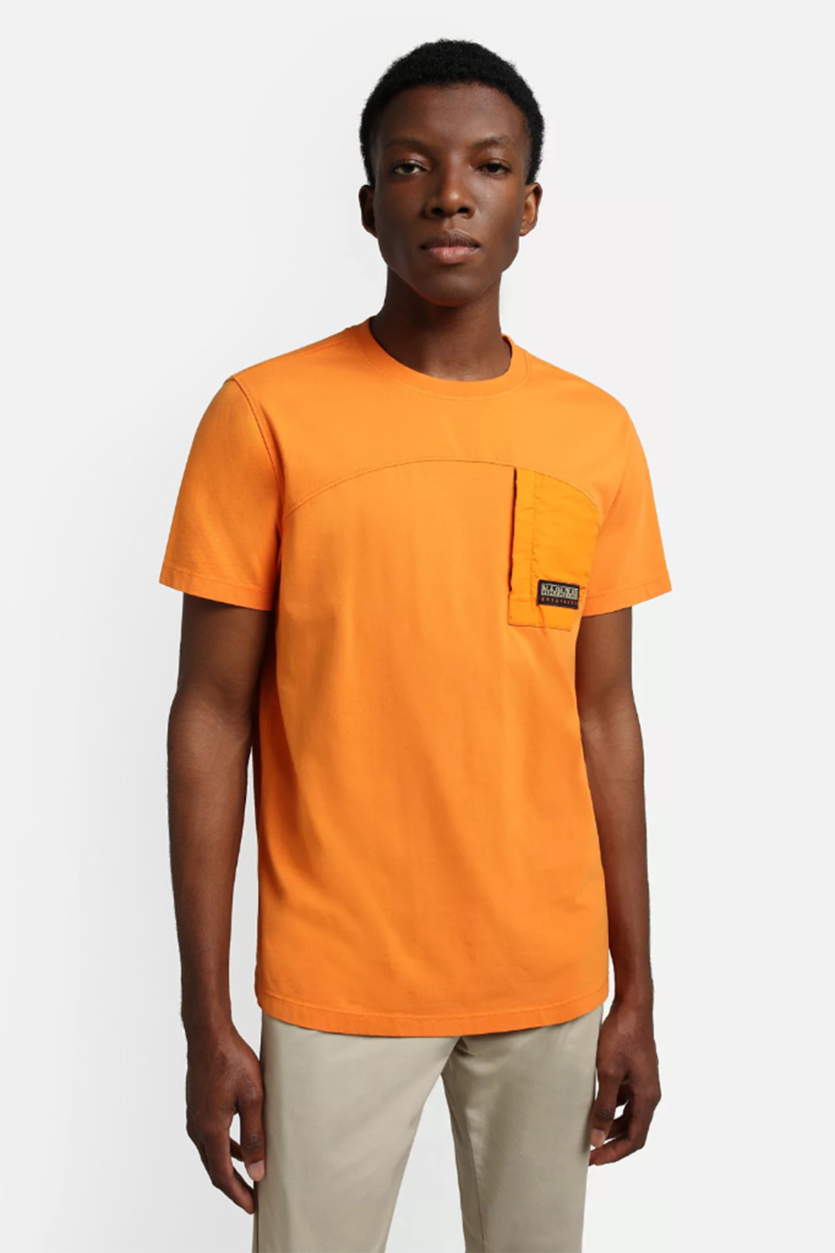 Napapijri Cep Detaylı Yuvarlak Yaka T-shirt-Libas Trendy Fashion Store