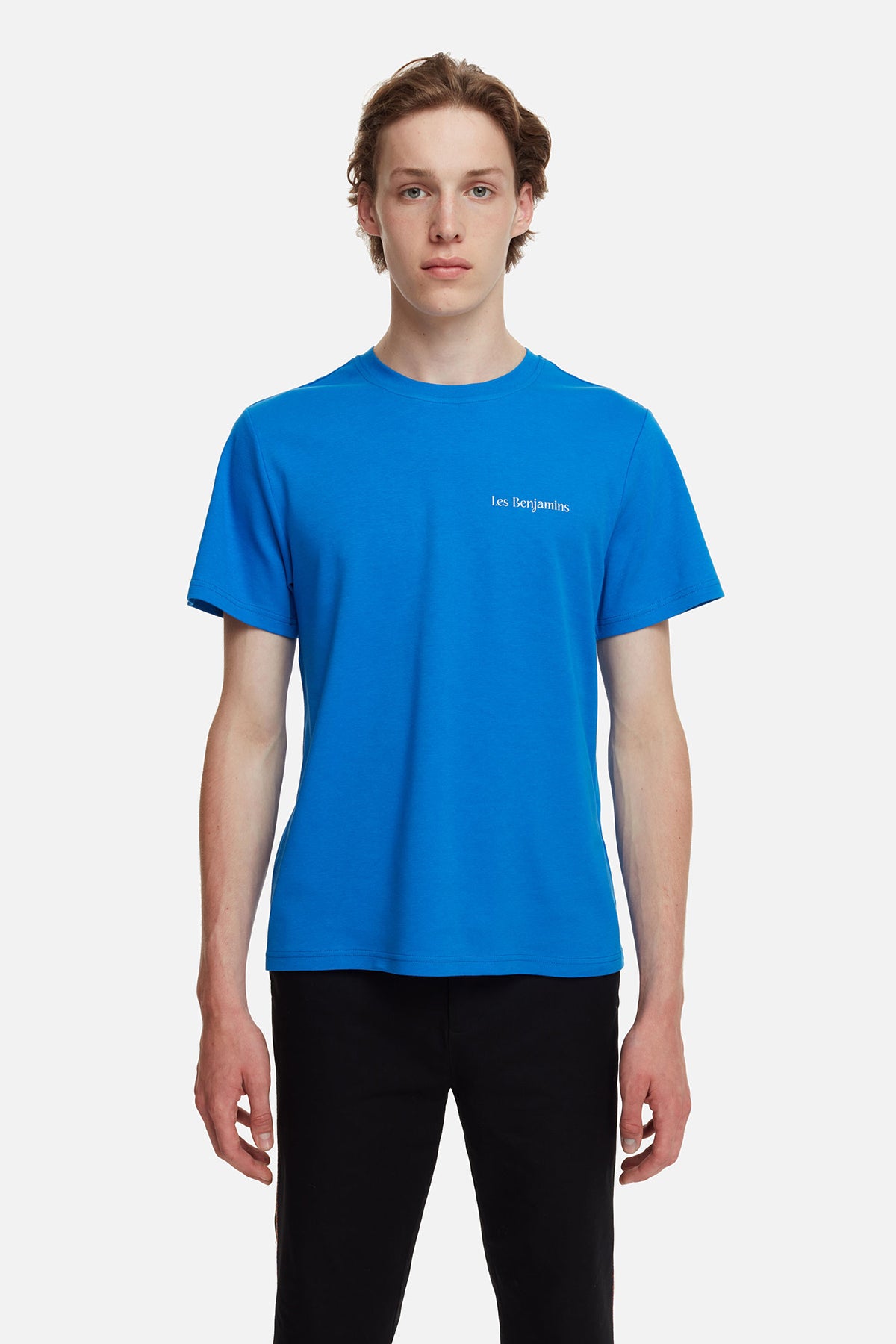 Les Benjamins Yuvarlak Yaka Baskılı T-shirt-Libas Trendy Fashion Store