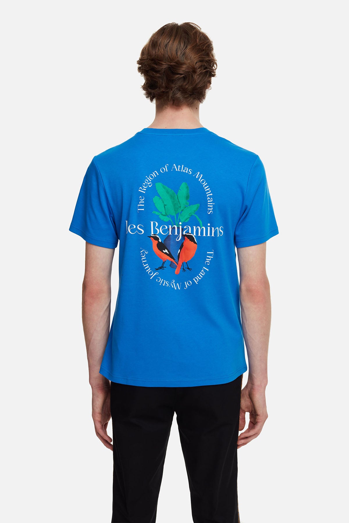 Les Benjamins Yuvarlak Yaka Baskılı T-shirt-Libas Trendy Fashion Store