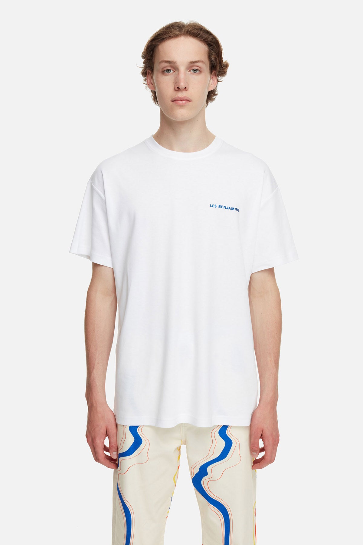 Les Benjamins Yuvarlak Yaka Baskılı T-shirt-Libas Trendy Fashion Store