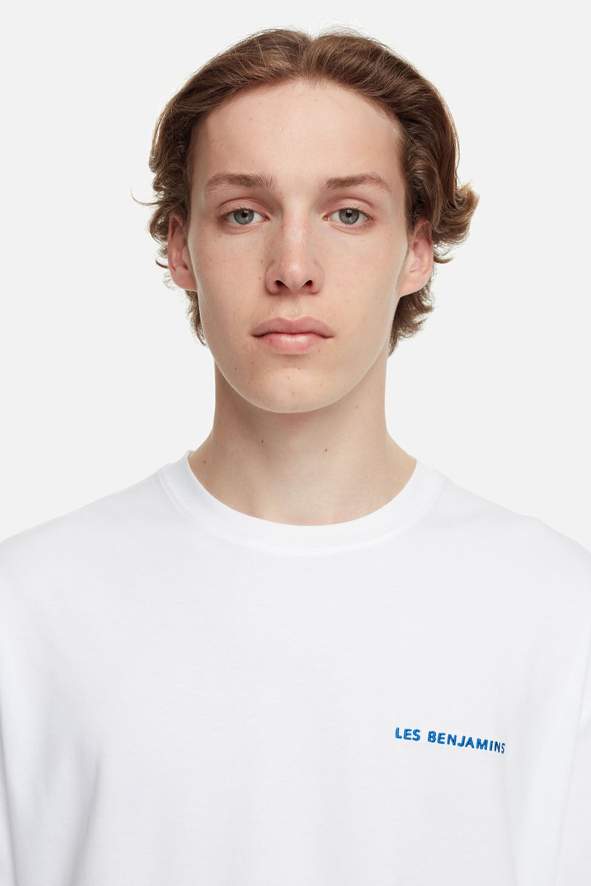 Les Benjamins Yuvarlak Yaka Baskılı T-shirt-Libas Trendy Fashion Store