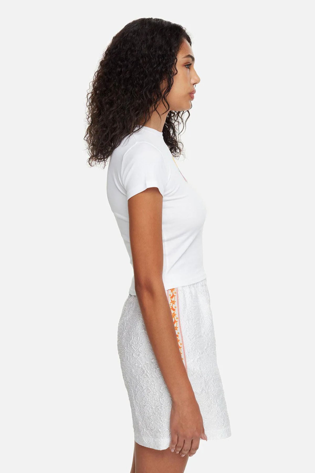 Les Benjamins Logolu Desenli T-shirt-Libas Trendy Fashion Store