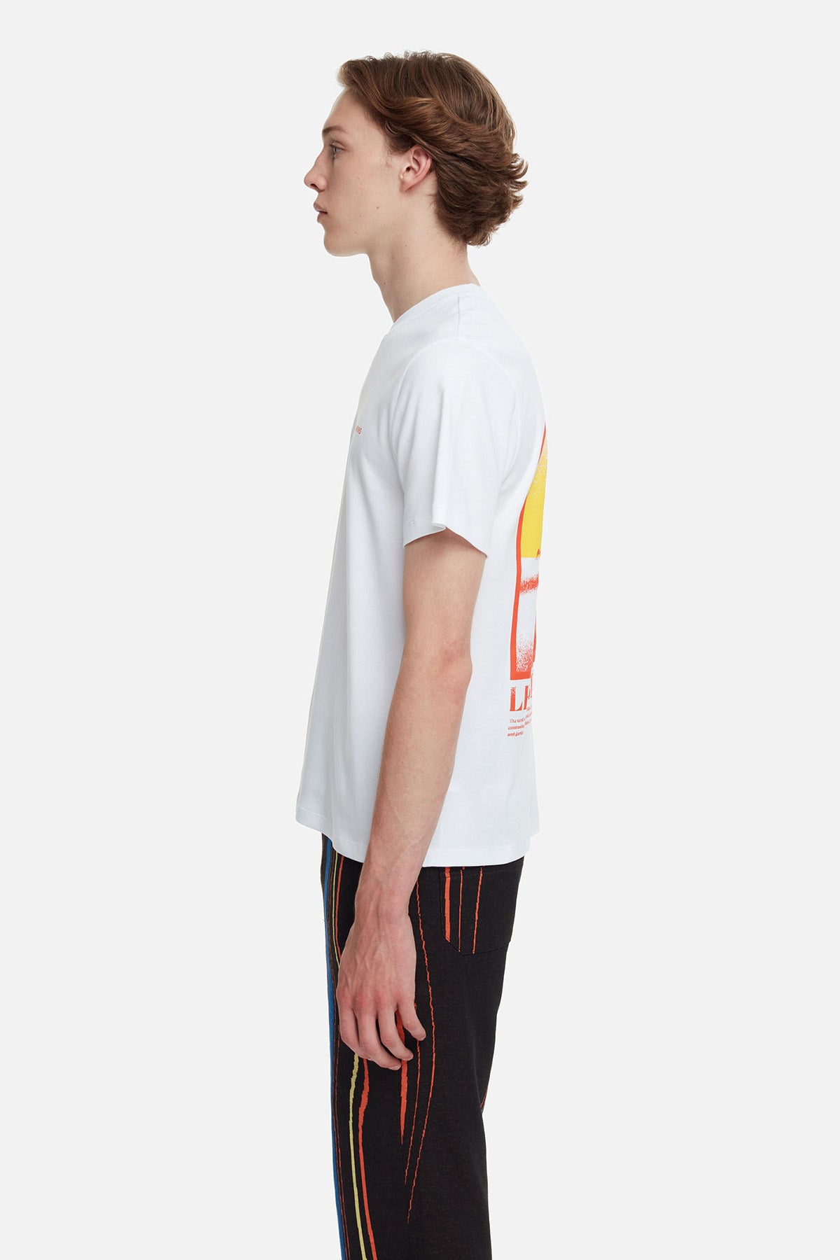 Les Benjamins Yuvarlak Yaka Baskılı T-shirt-Libas Trendy Fashion Store