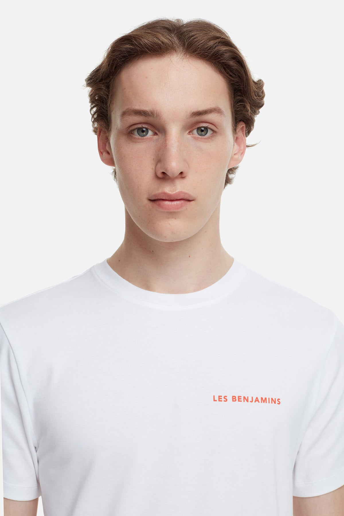 Les Benjamins Yuvarlak Yaka Baskılı T-shirt-Libas Trendy Fashion Store