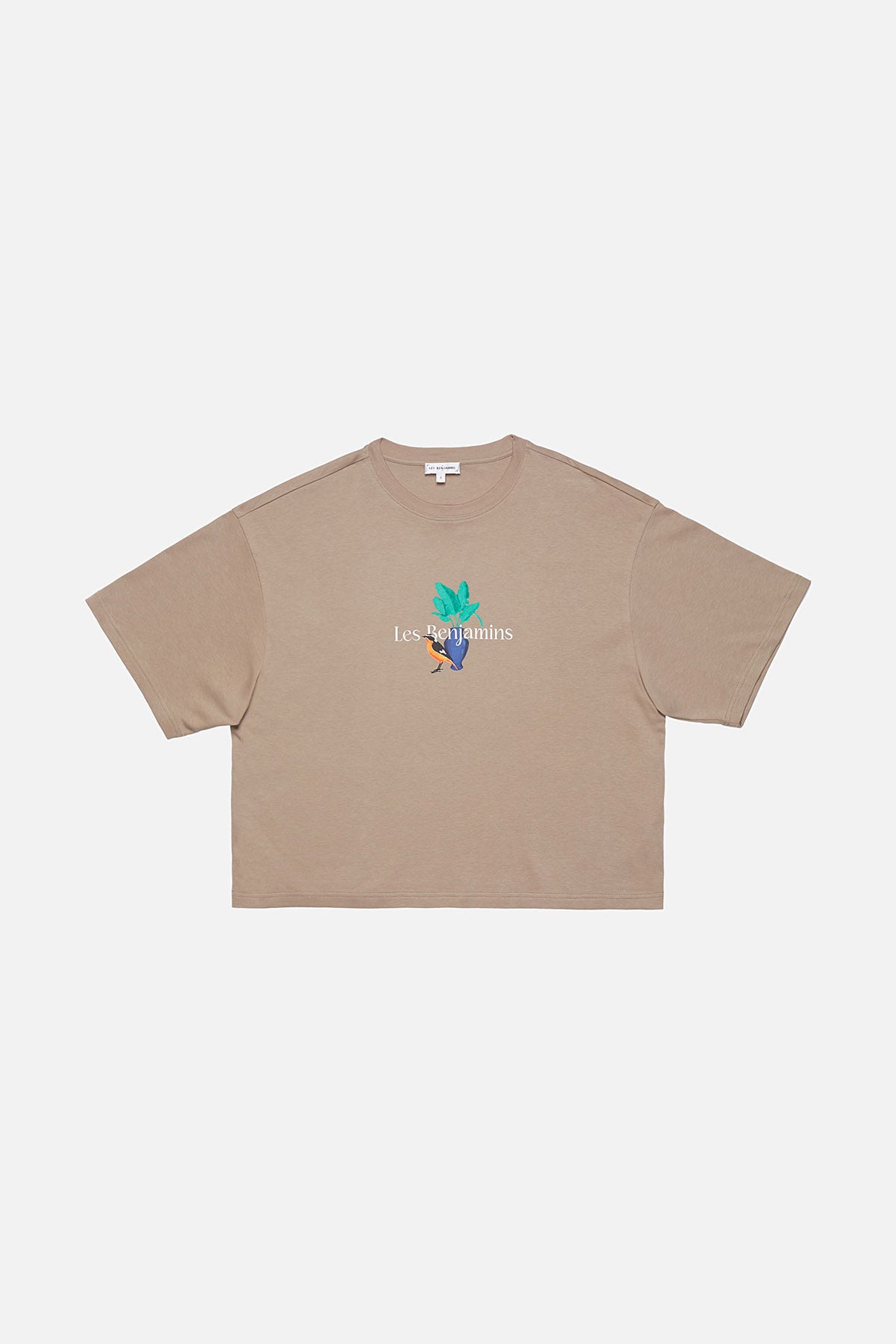 Les Benjamins Geniş Kesim Baskılı T-shirt-Libas Trendy Fashion Store