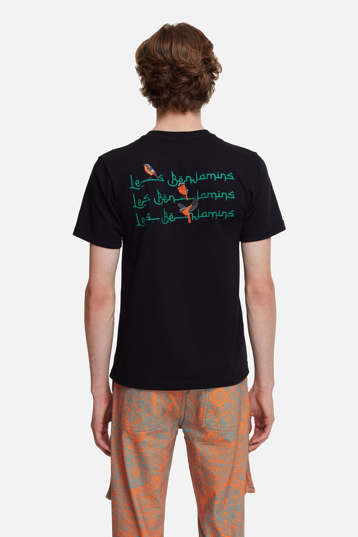 Les Benjamins Yuvarlak Yaka Logolu T-shirt-Libas Trendy Fashion Store