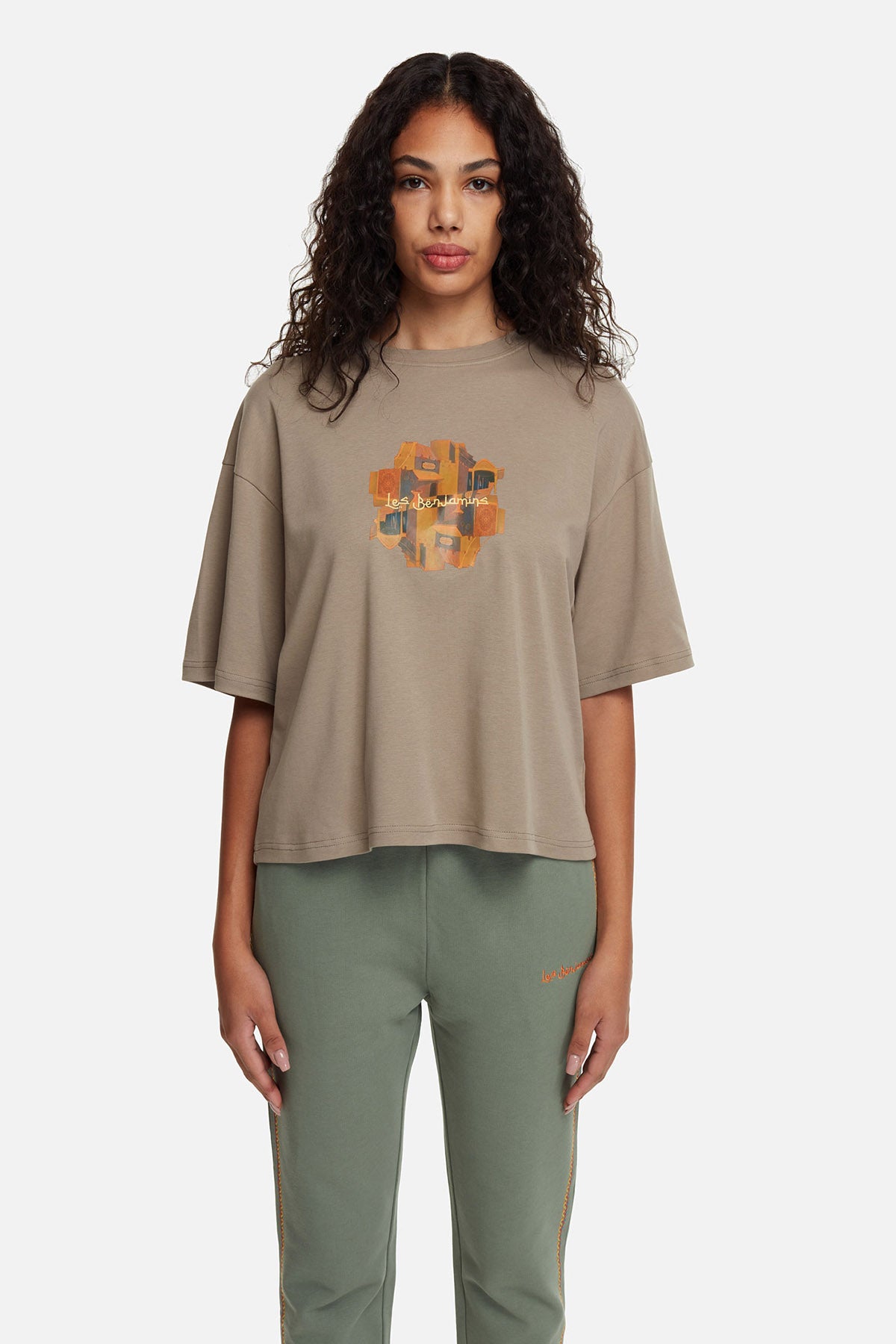 Les Benjamins Geniş Kesim T-shirt-Libas Trendy Fashion Store