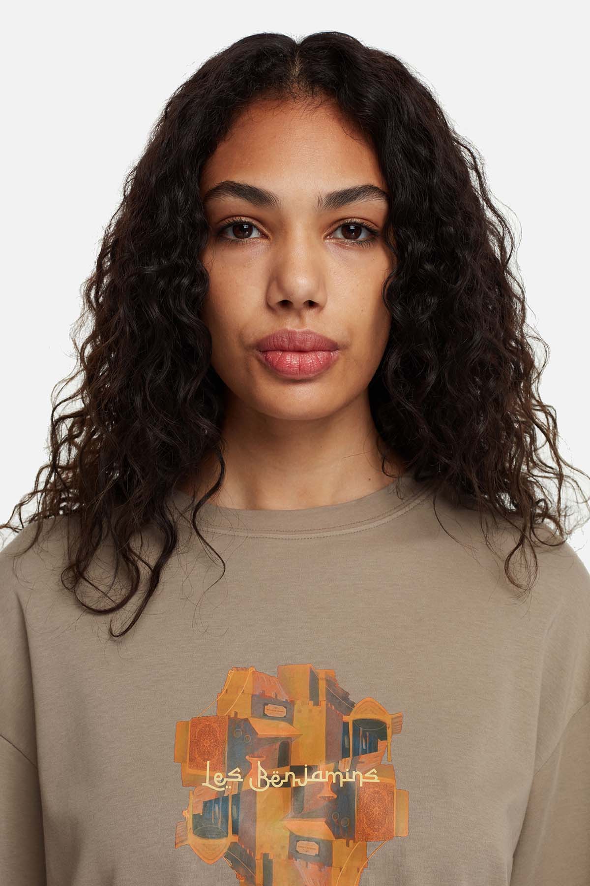 Les Benjamins Geniş Kesim T-shirt-Libas Trendy Fashion Store