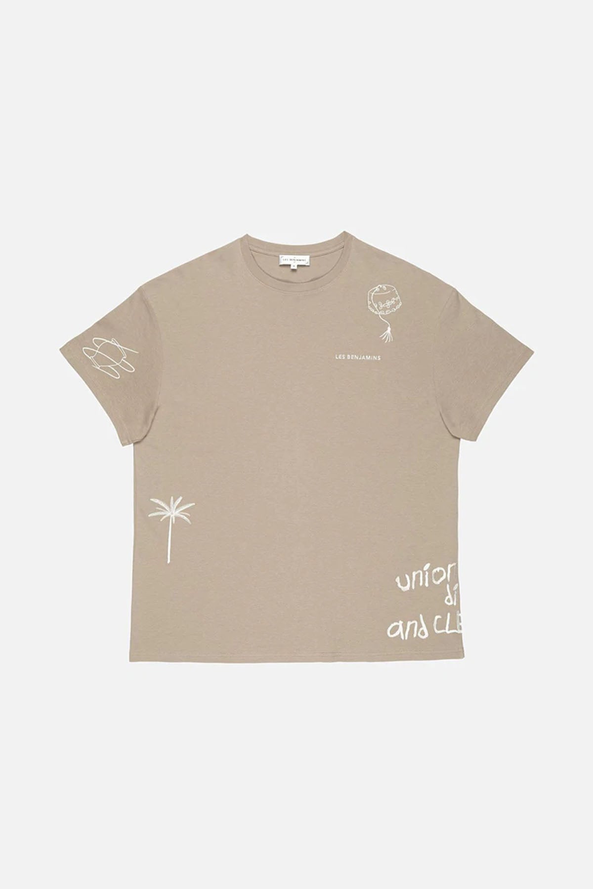 Les Benjamins Geniş Kesim Desenli T-shirt-Libas Trendy Fashion Store