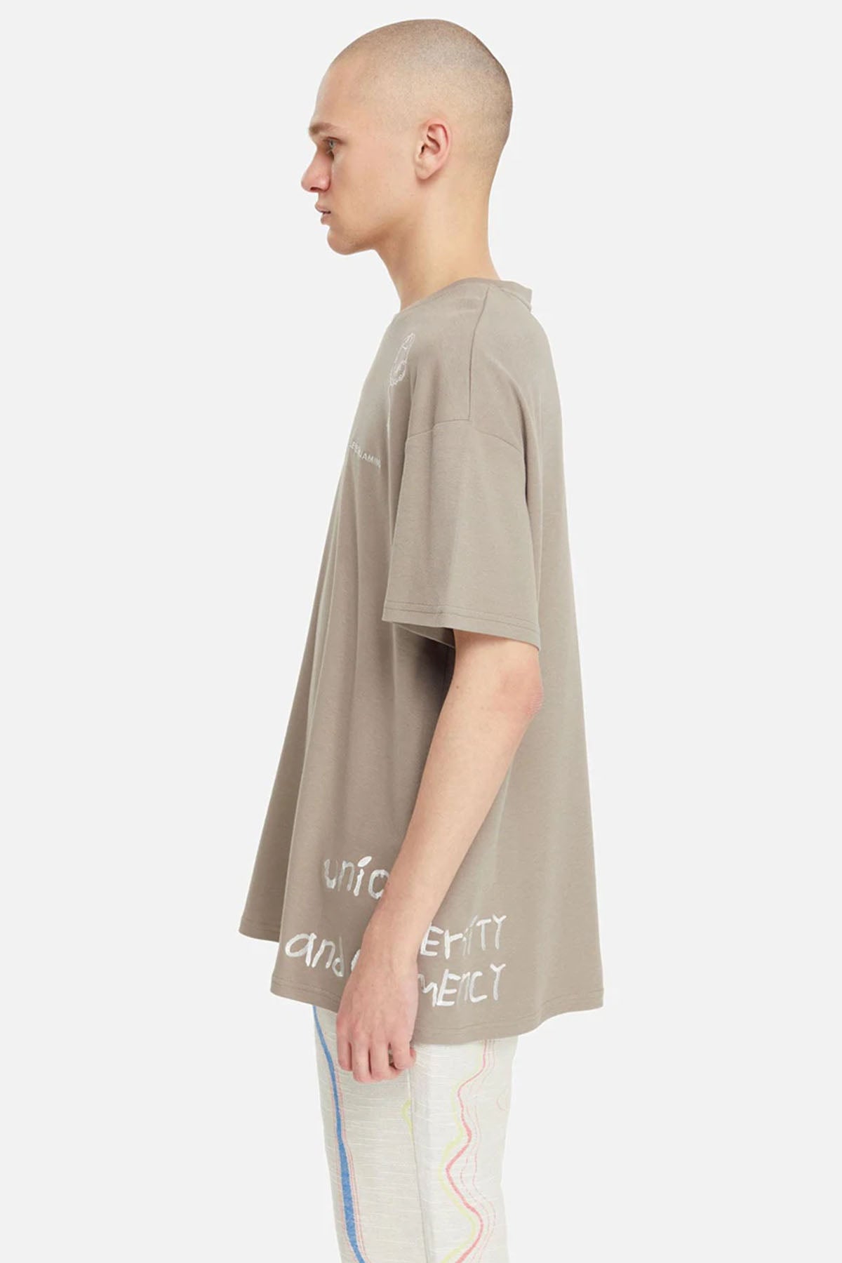 Les Benjamins Geniş Kesim Desenli T-shirt-Libas Trendy Fashion Store