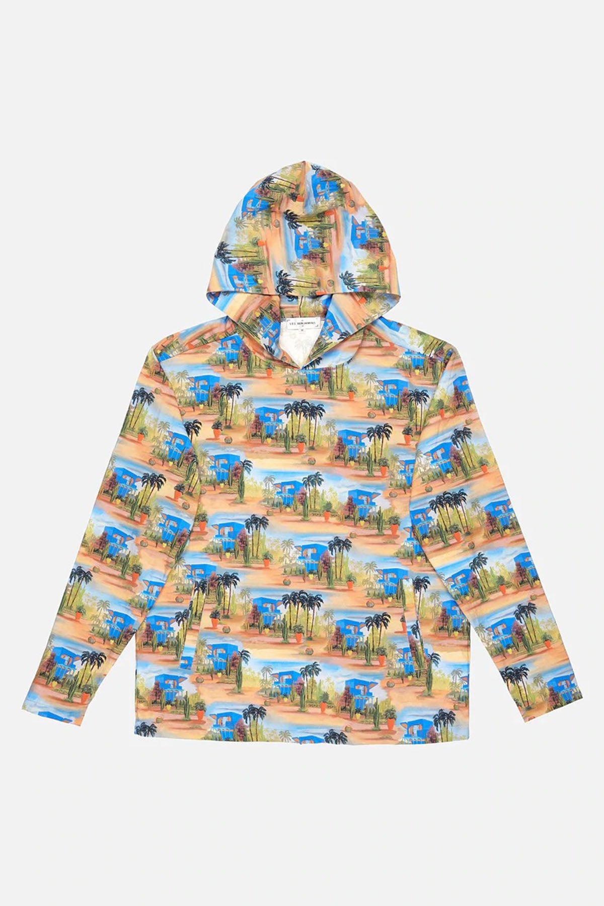 Les Benjamins Kapüşonlu Desenli Sweatshirt-Libas Trendy Fashion Store