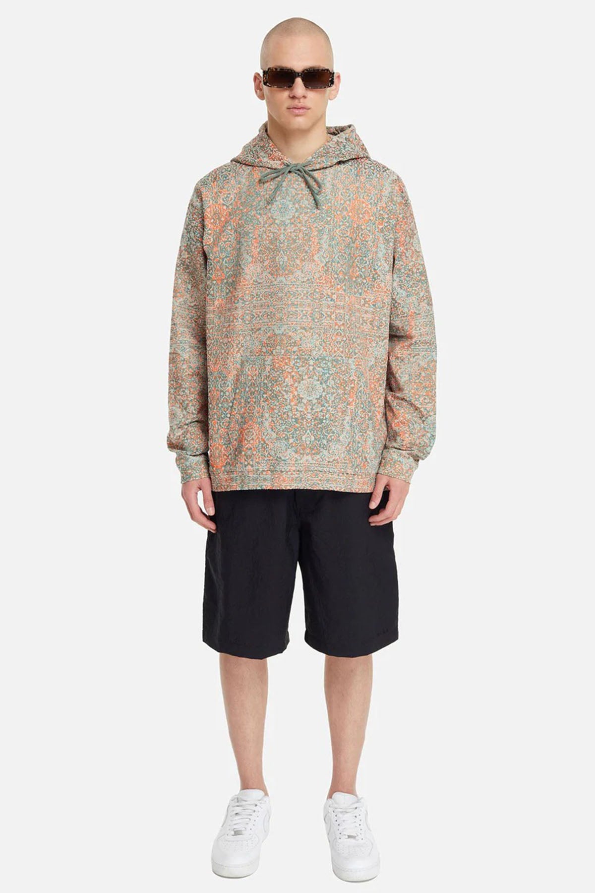 Les Benjamins Etnik Desenli Kapüşonlu Sweatshirt-Libas Trendy Fashion Store