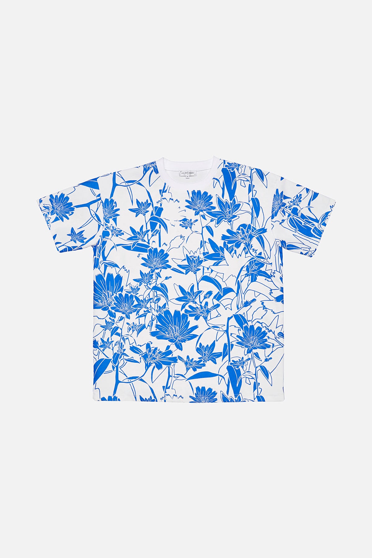 Les Benjamins Geniş Kesim Çiçek Desenli T-shirt-Libas Trendy Fashion Store