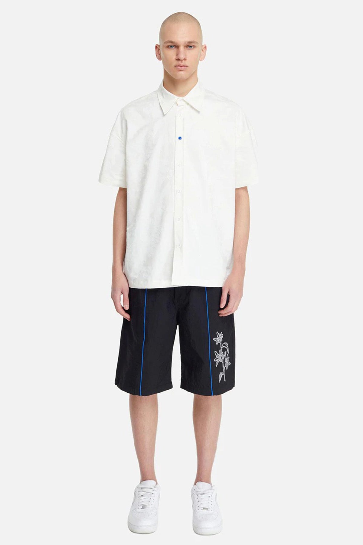 Les Benjamins Desenli Geniş Kesim Kısa Kollu Gömlek-Libas Trendy Fashion Store