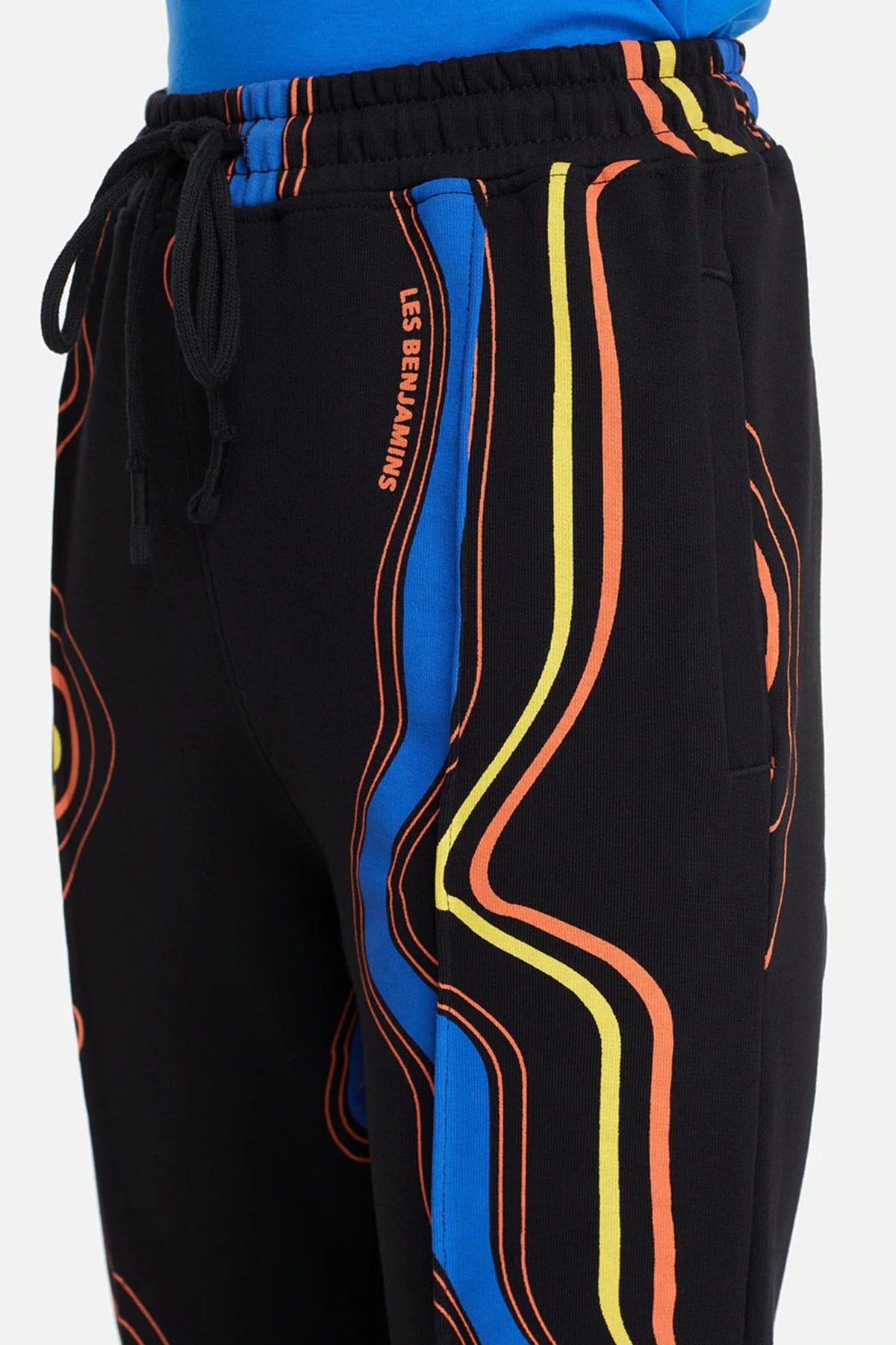 Les Benjamins Beli Lastikli Desenli Eşofman Altı-Libas Trendy Fashion Store