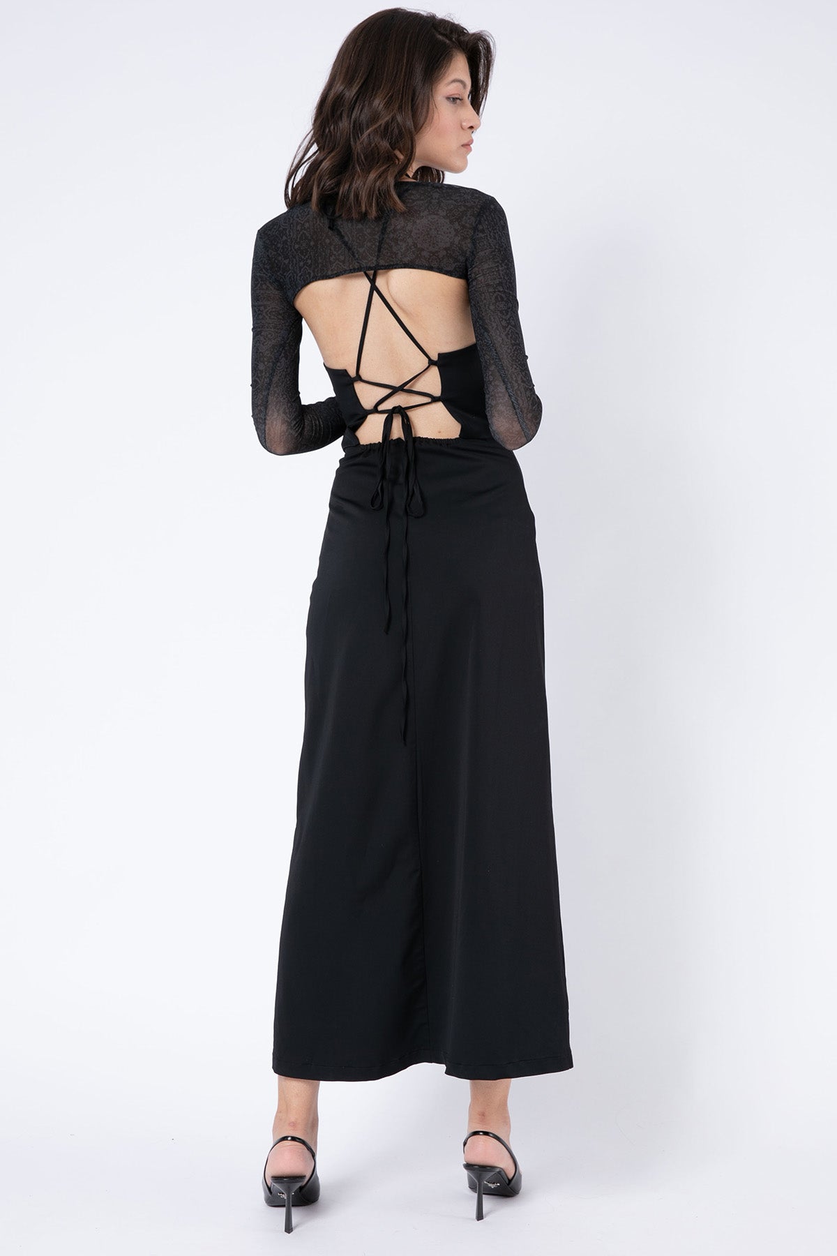 Les Benjamins Maxi Elbise-Libas Trendy Fashion Store