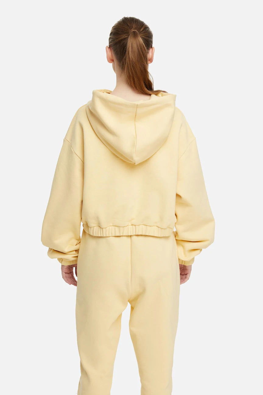 Les Benjamins Geniş Kesim Kapüşonlu Crop Sweatshirt-Libas Trendy Fashion Store