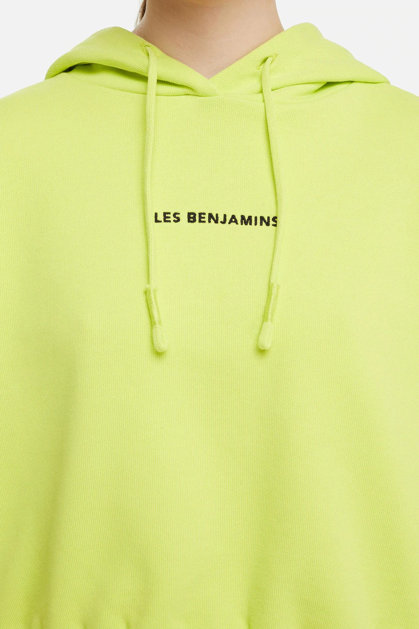 Les Benjamins Geniş Kesim Kapüşonlu Crop Sweatshirt-Libas Trendy Fashion Store