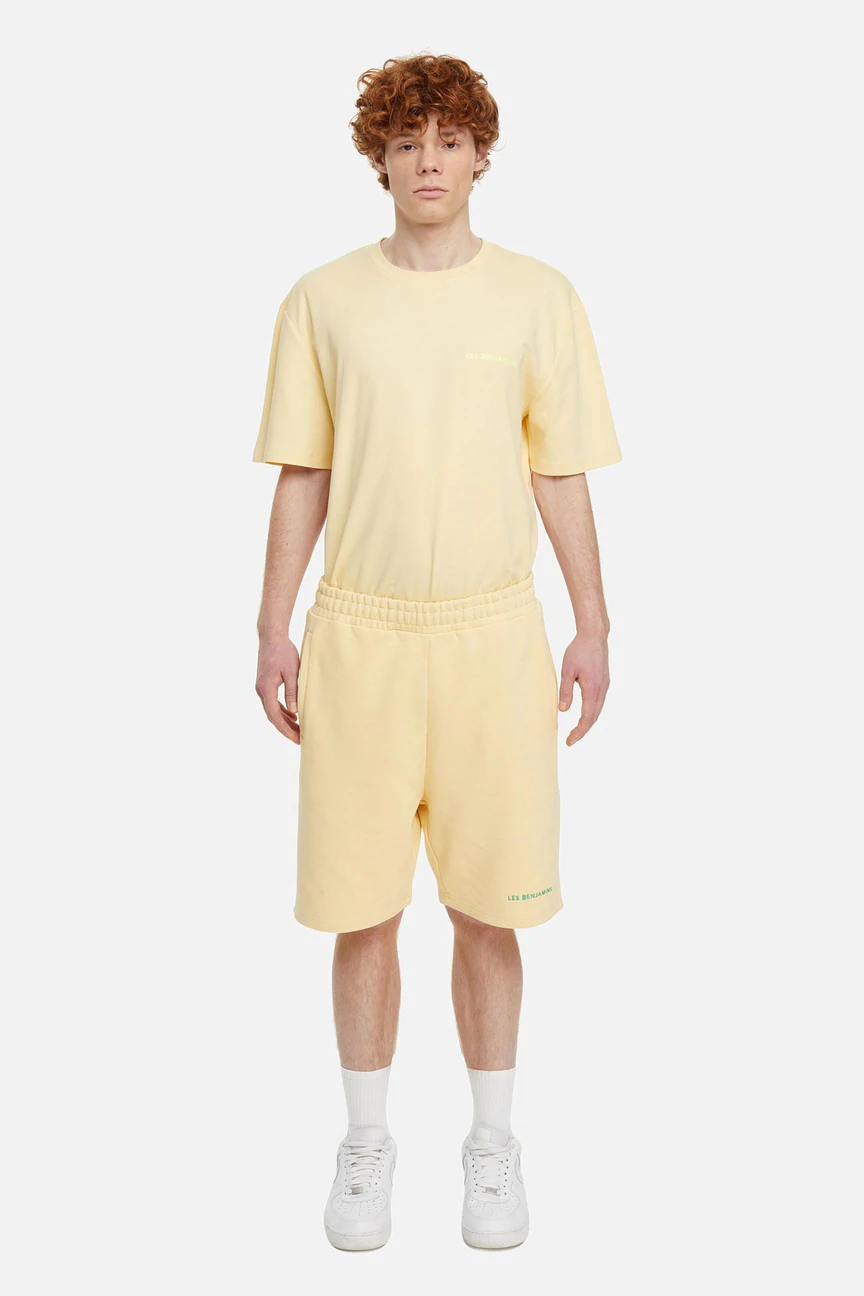 Les Benjamins Regular Fit Beli Lastikli Penye Şort-Libas Trendy Fashion Store