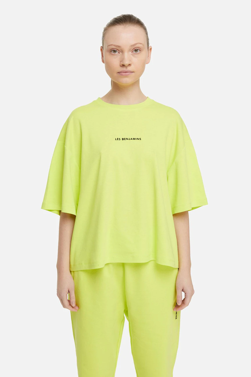 Les Benjamins Geniş Kesim Logolu T-shirt-Libas Trendy Fashion Store