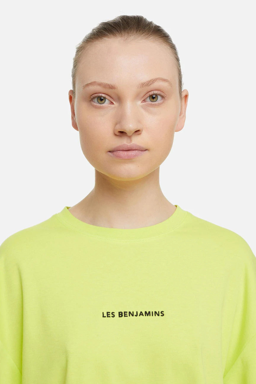Les Benjamins Geniş Kesim Logolu T-shirt-Libas Trendy Fashion Store