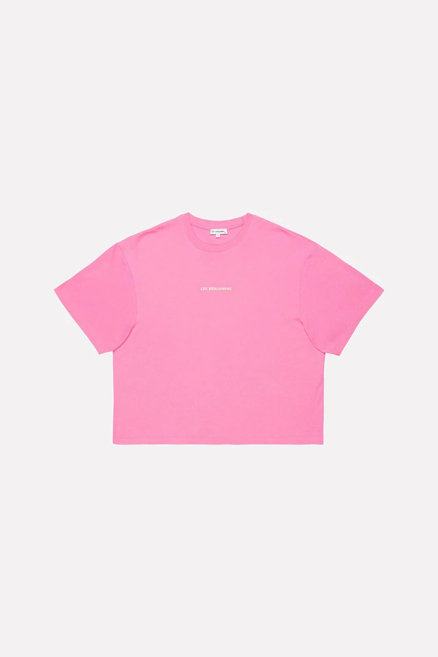 Les Benjamins Geniş Kesim Logolu T-shirt-Libas Trendy Fashion Store