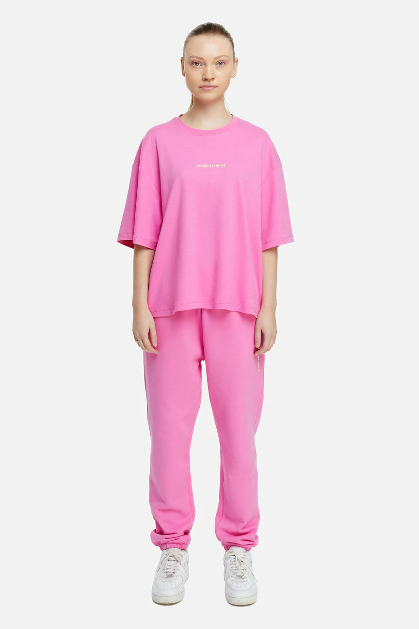 Les Benjamins Geniş Kesim Logolu T-shirt-Libas Trendy Fashion Store