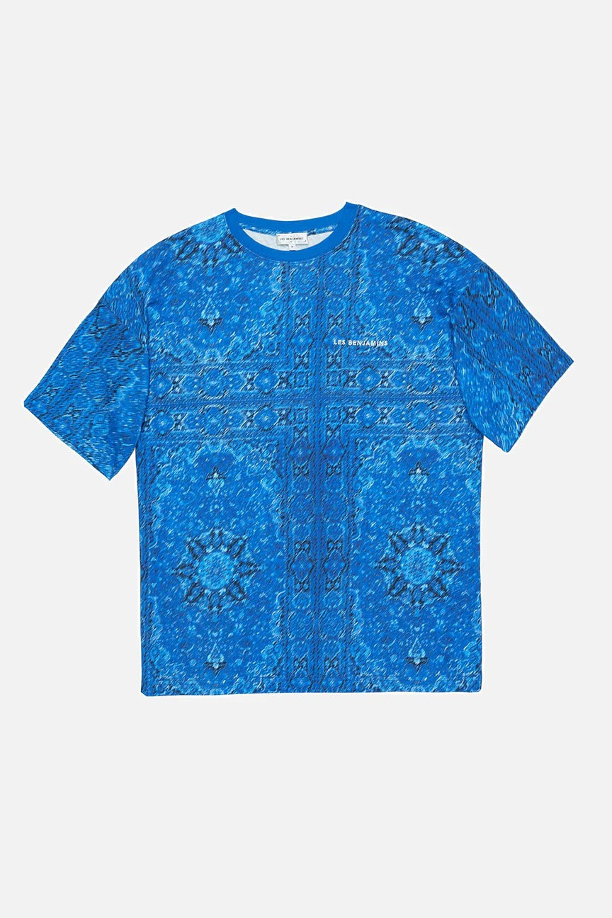 Les Benjamins Geniş Kesim Desenli T-shirt-Libas Trendy Fashion Store