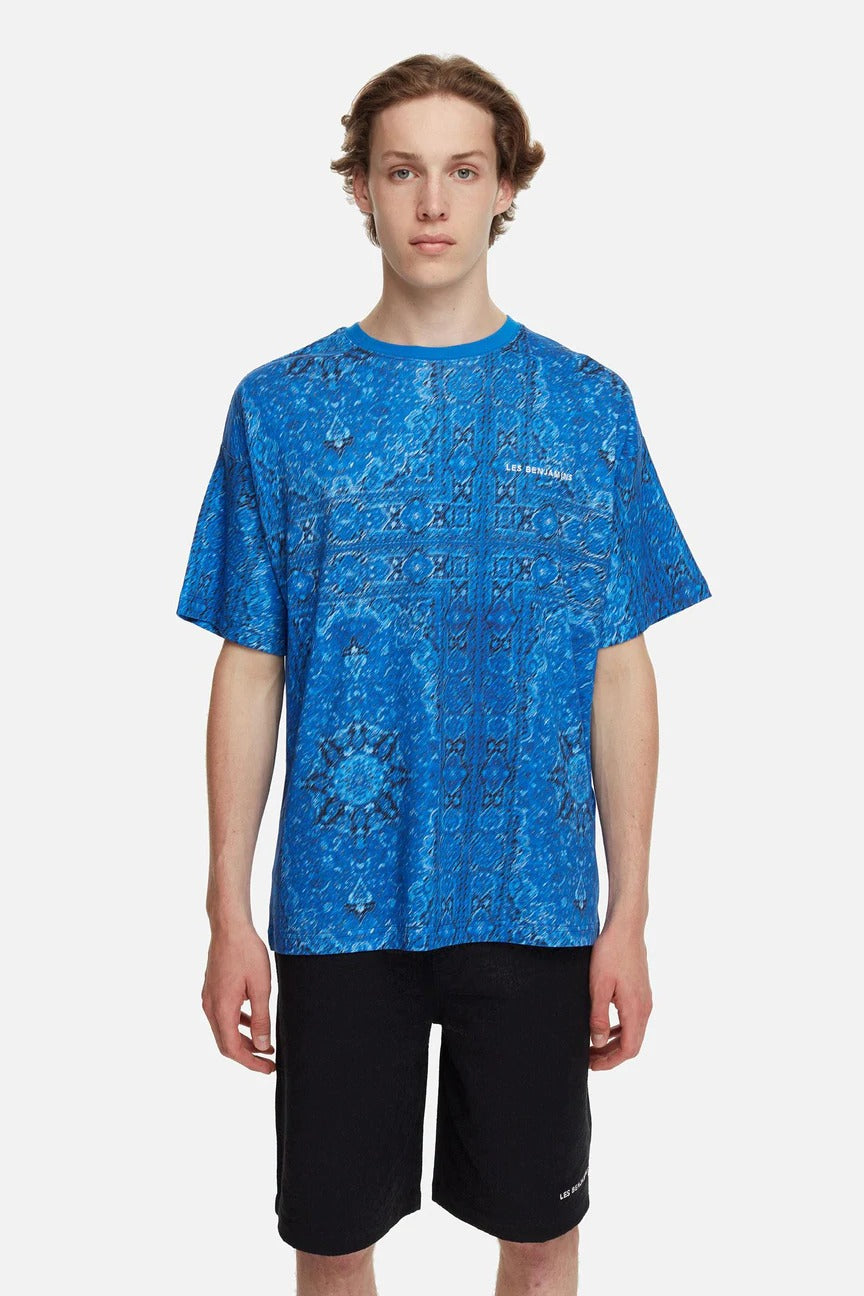 Les Benjamins Geniş Kesim Desenli T-shirt-Libas Trendy Fashion Store