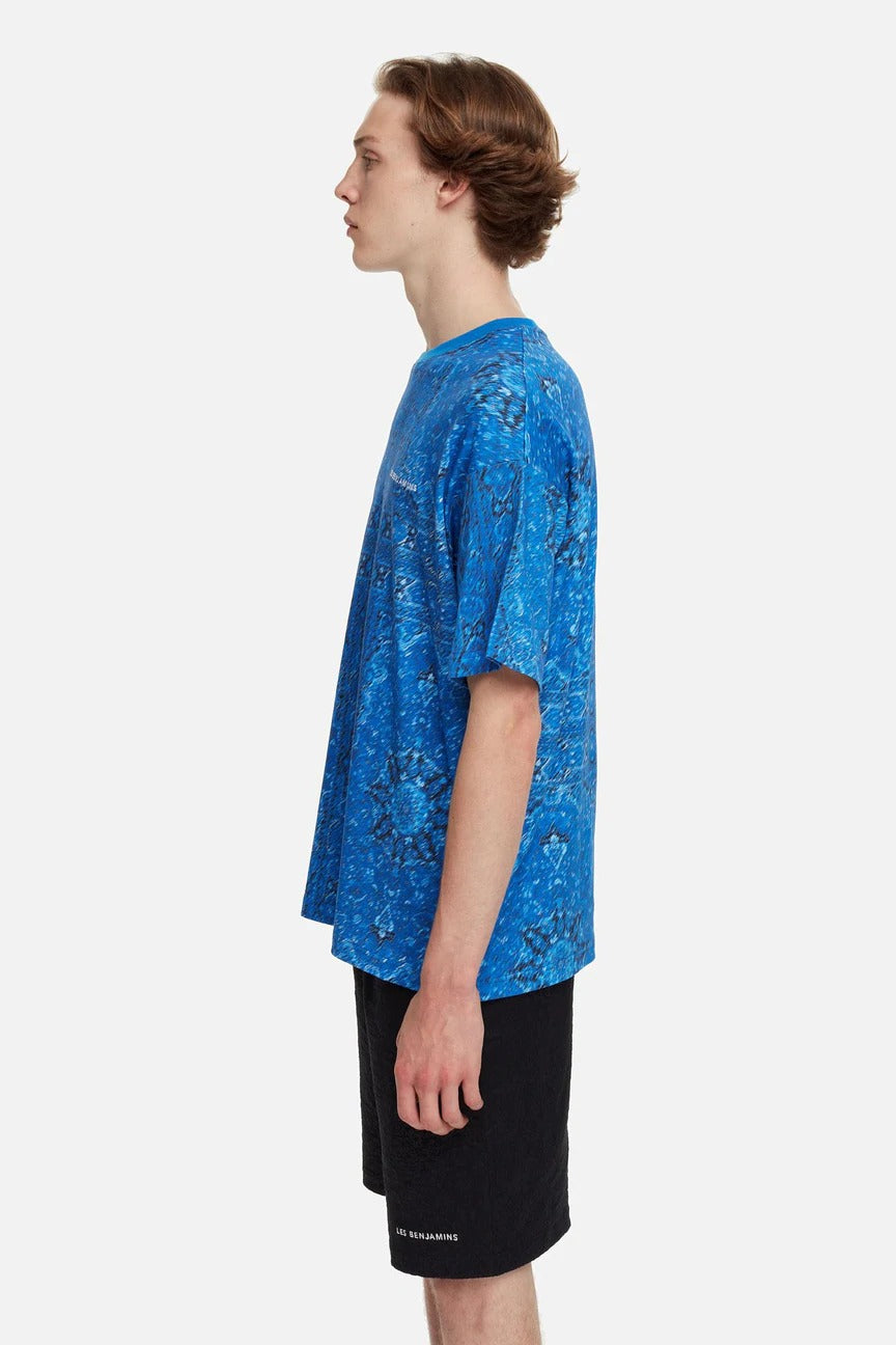 Les Benjamins Geniş Kesim Desenli T-shirt-Libas Trendy Fashion Store