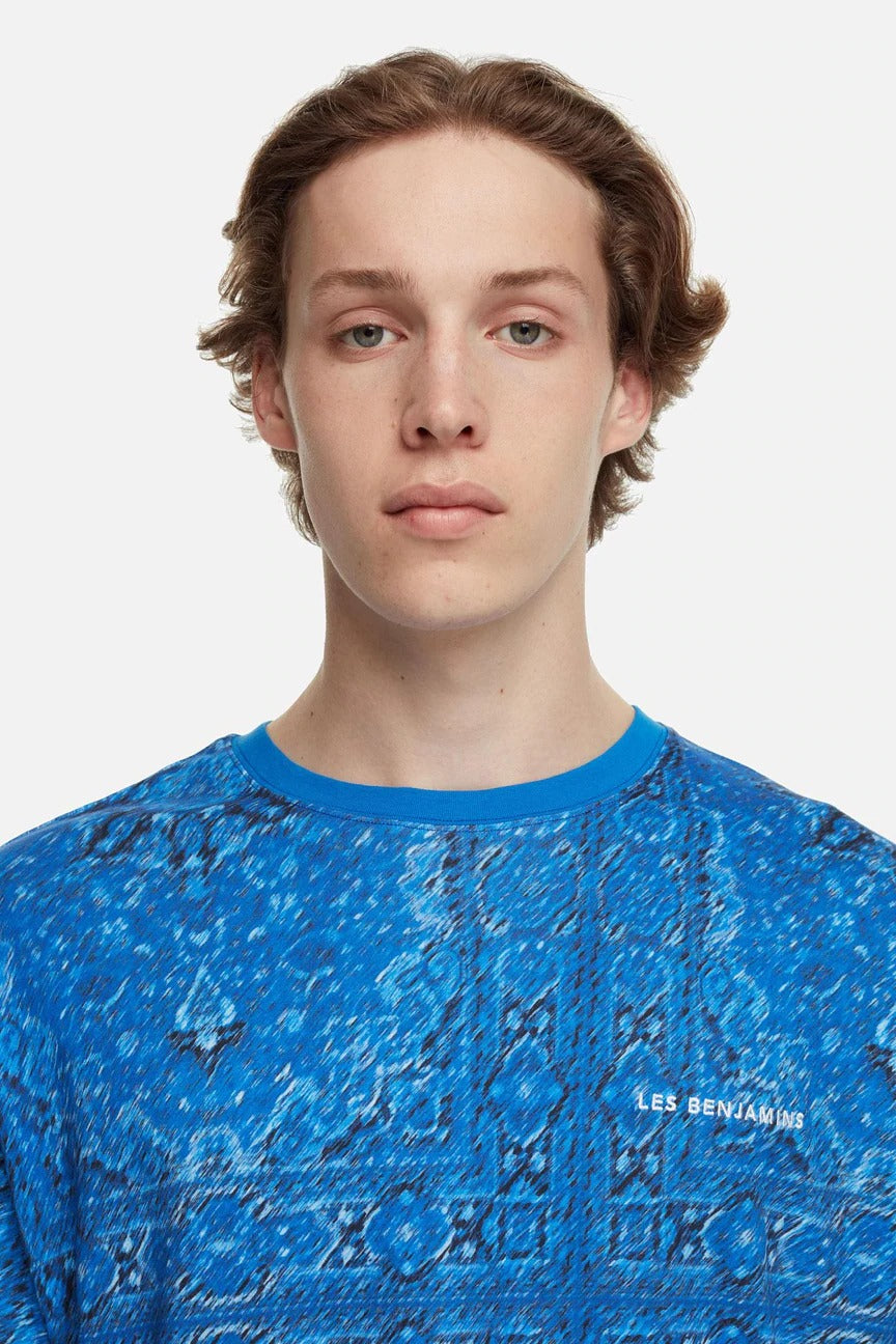 Les Benjamins Geniş Kesim Desenli T-shirt-Libas Trendy Fashion Store