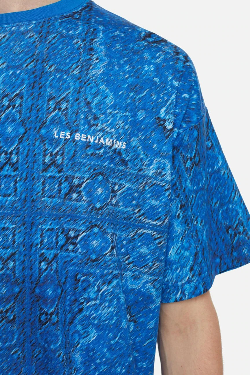 Les Benjamins Geniş Kesim Desenli T-shirt-Libas Trendy Fashion Store