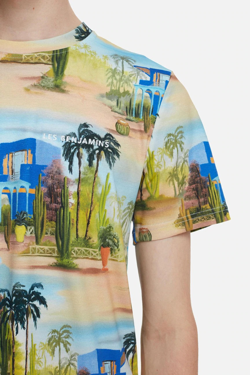 Les Benjamins Regular Fit Desenli T-shirt-Libas Trendy Fashion Store