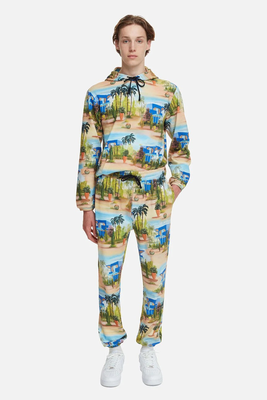 Les Benjamins Beli Lastikli Desenli Eşofman Altı-Libas Trendy Fashion Store