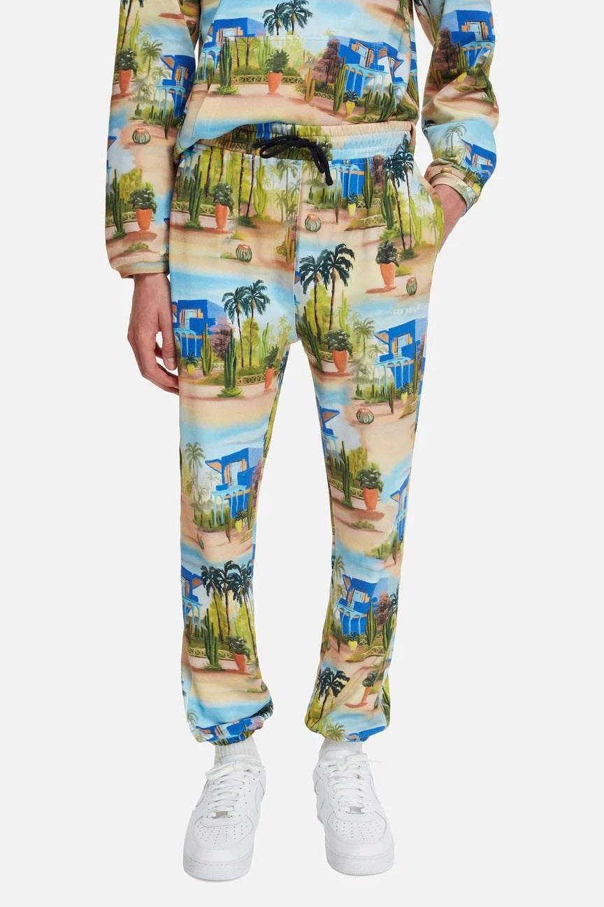 Les Benjamins Beli Lastikli Desenli Eşofman Altı-Libas Trendy Fashion Store