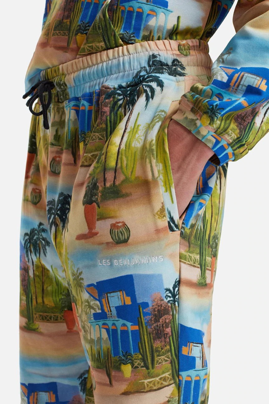 Les Benjamins Beli Lastikli Desenli Eşofman Altı-Libas Trendy Fashion Store