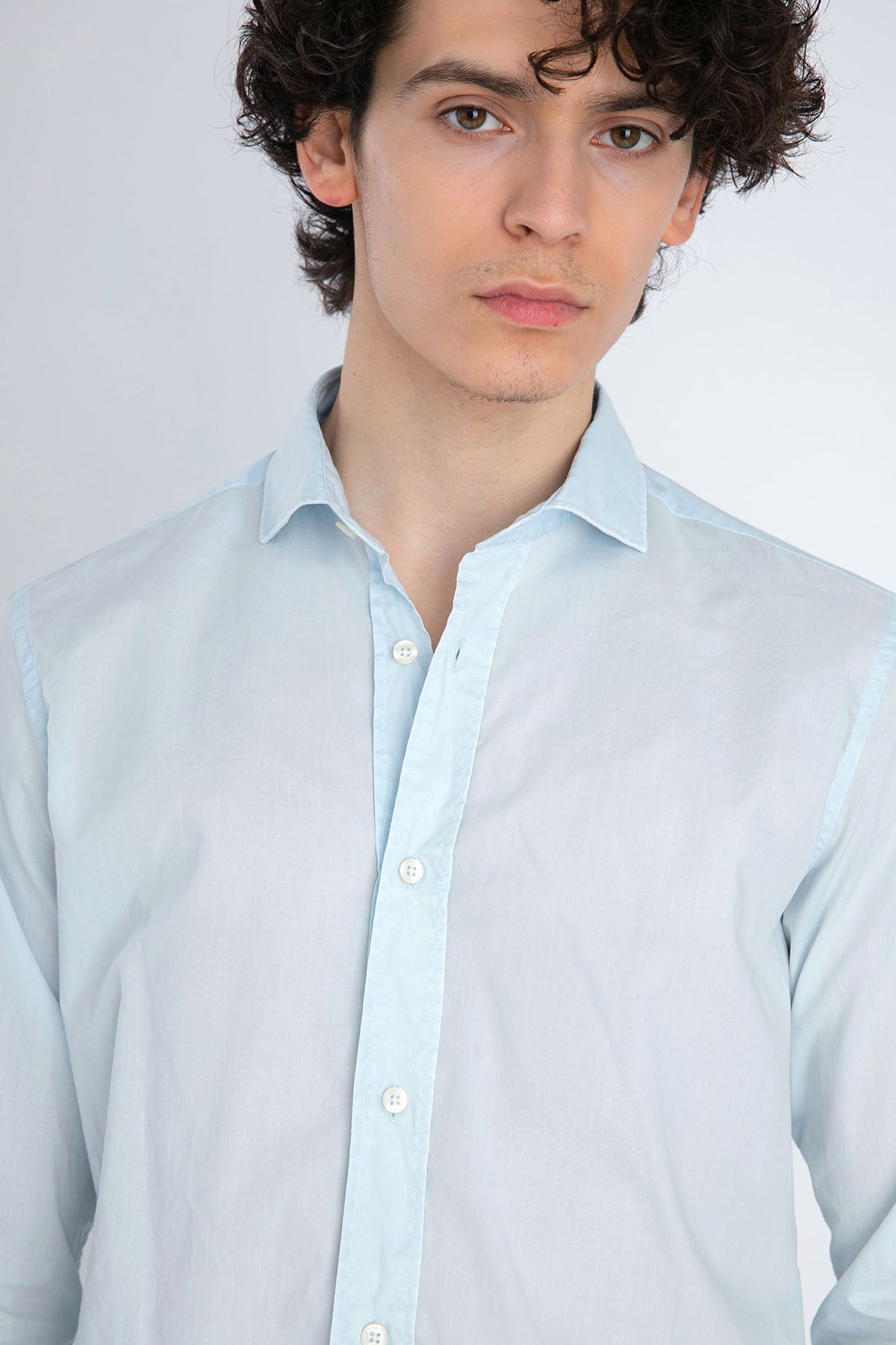 Fradi Fransız Yaka Yıkamalı Gömlek-Libas Trendy Fashion Store