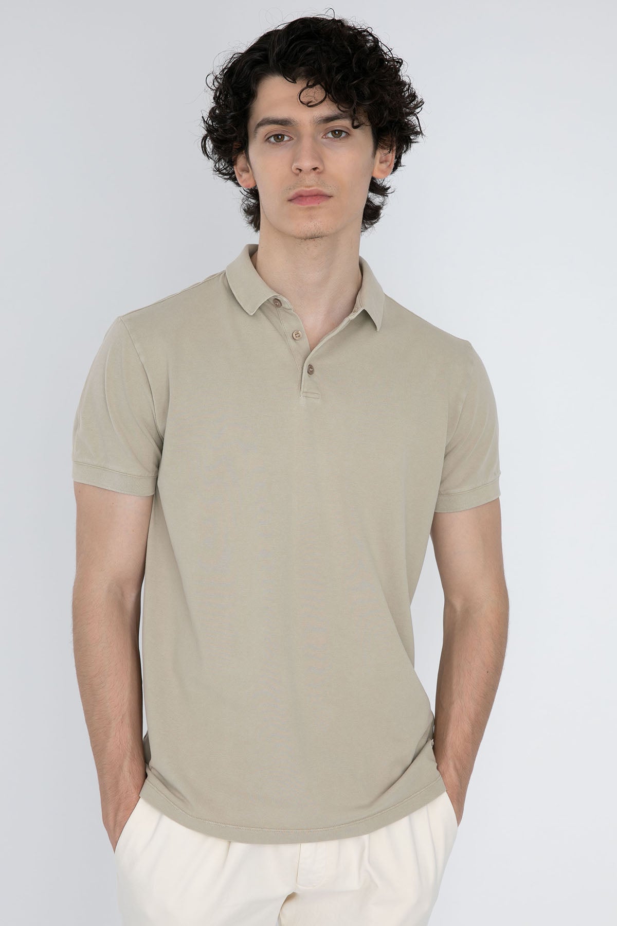 Fradi Streç Polo Yaka T-shirt-Libas Trendy Fashion Store