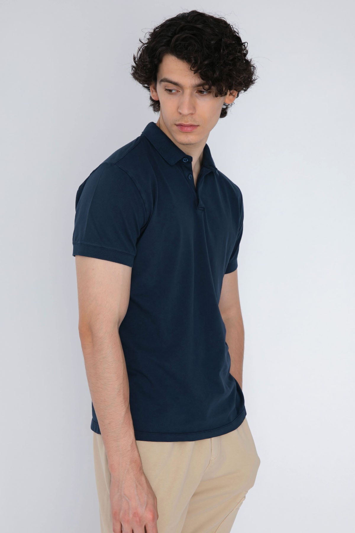 Fradi Streç Polo Yaka T-shirt-Libas Trendy Fashion Store