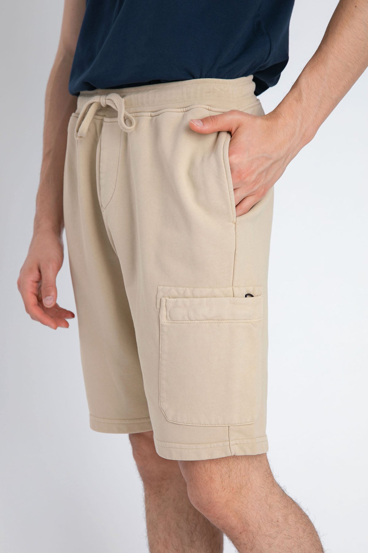 Fradi Kargo Cepli Beli Lastikli Penye Şort-Libas Trendy Fashion Store