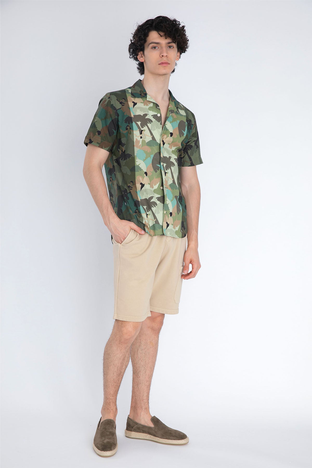 Fradi Kargo Cepli Beli Lastikli Penye Şort-Libas Trendy Fashion Store