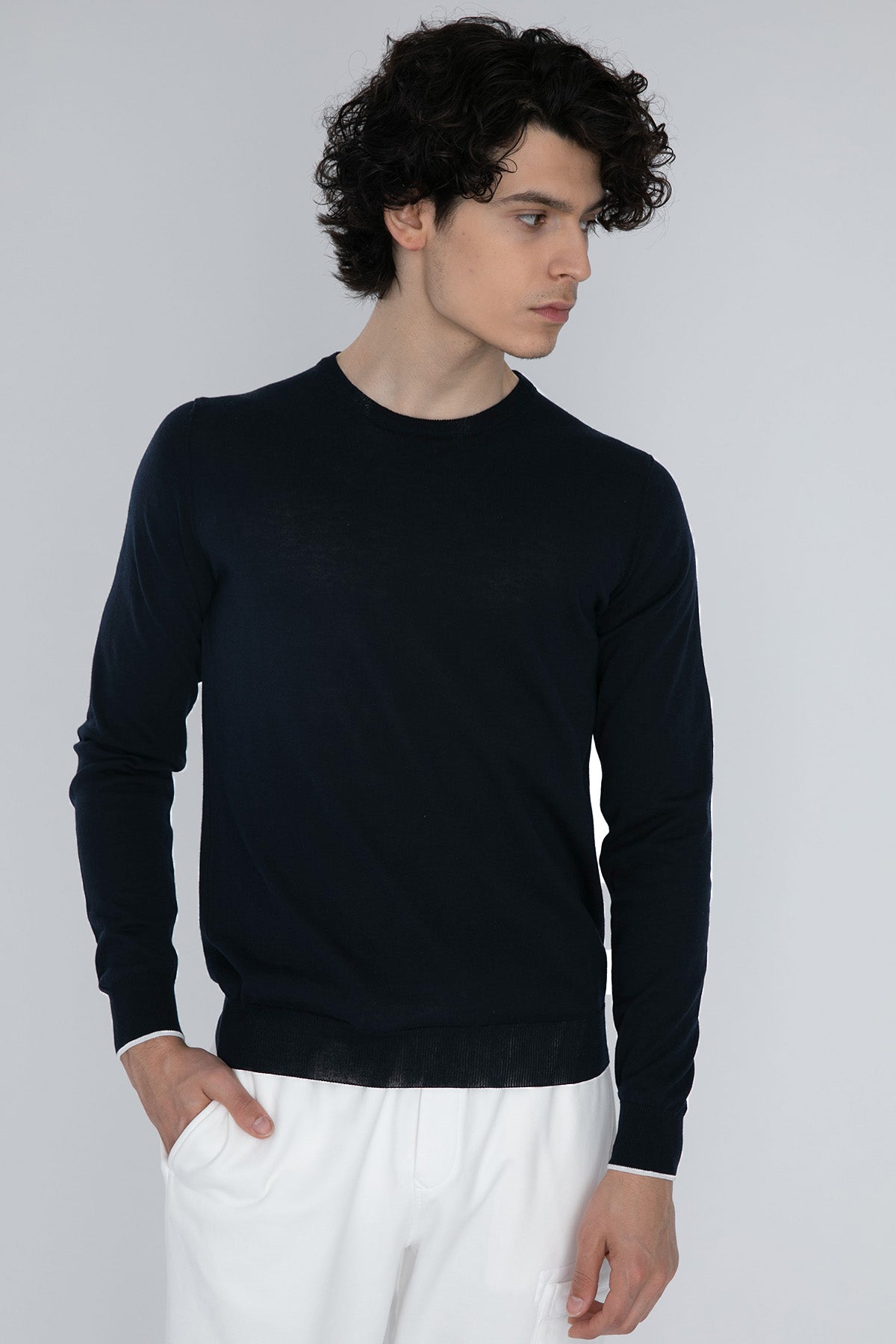 Fradi Yuvarlak Yaka Örgü Triko-Libas Trendy Fashion Store