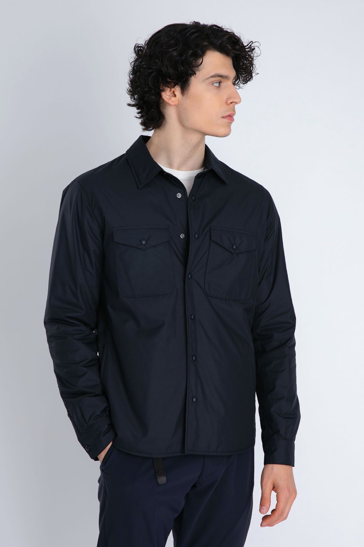 Fradi Dolgulu Kapak Cep Detaylı İnce Ceket-Libas Trendy Fashion Store